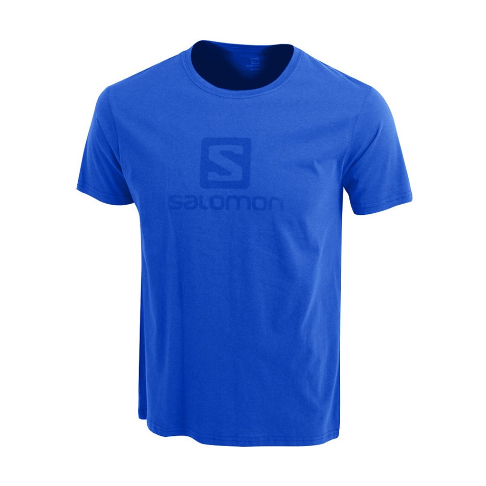 Salomon Achieve Ss Tee B Navtično Modra