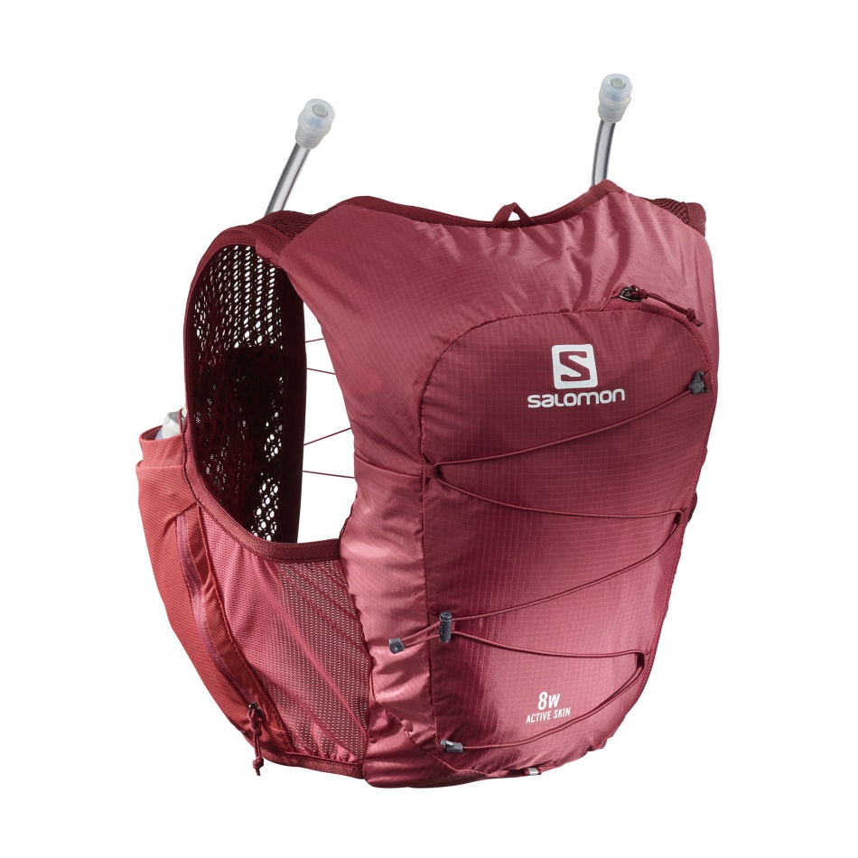 Salomon Active Skin 8 W Set Hidratacijski Paket Zemlja Rdeči Cabernet