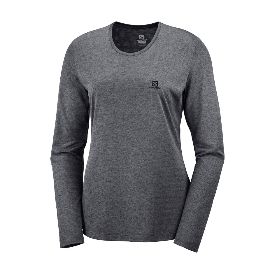 Salomon Agile Ls Tee W Black Nocturne