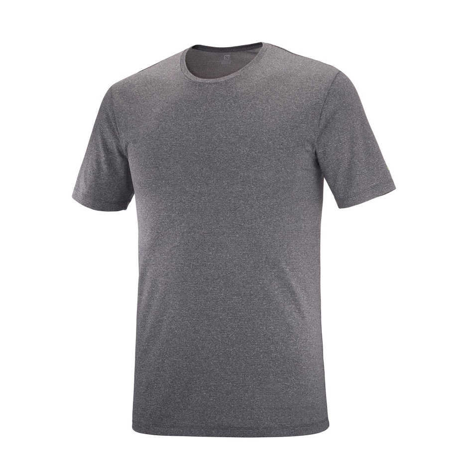 Salomon Agile Training Tee M Alloy Heather