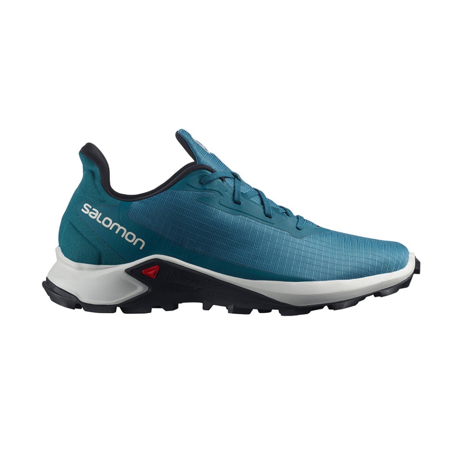 Salomon Alphacross 3 Trail Tekaški čevelj Bluesteel-lunar Rock-črn