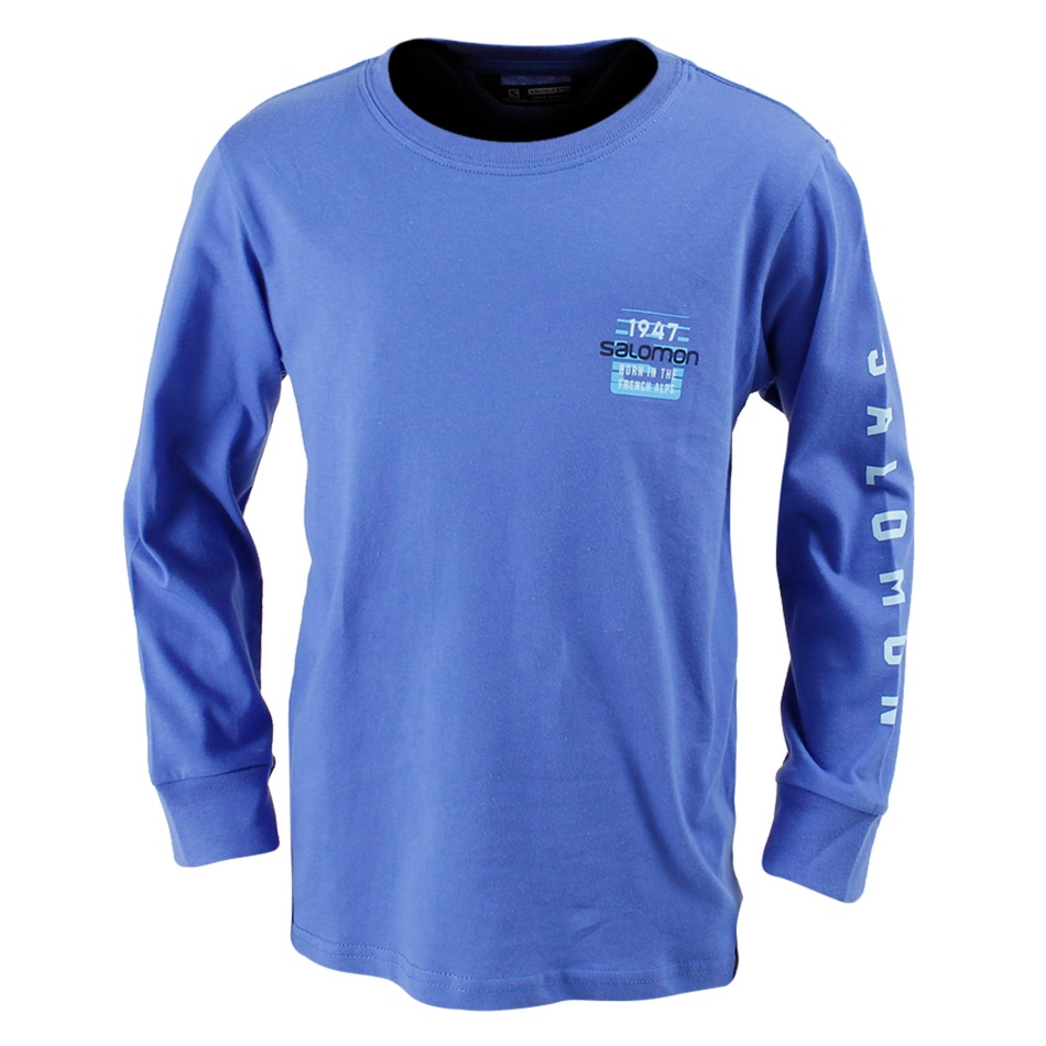 Salomon Block Out Ls Tee B Black/dazzling Blue