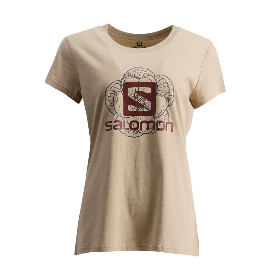 Salomon Bloom Ss Tee W Cobble Stone