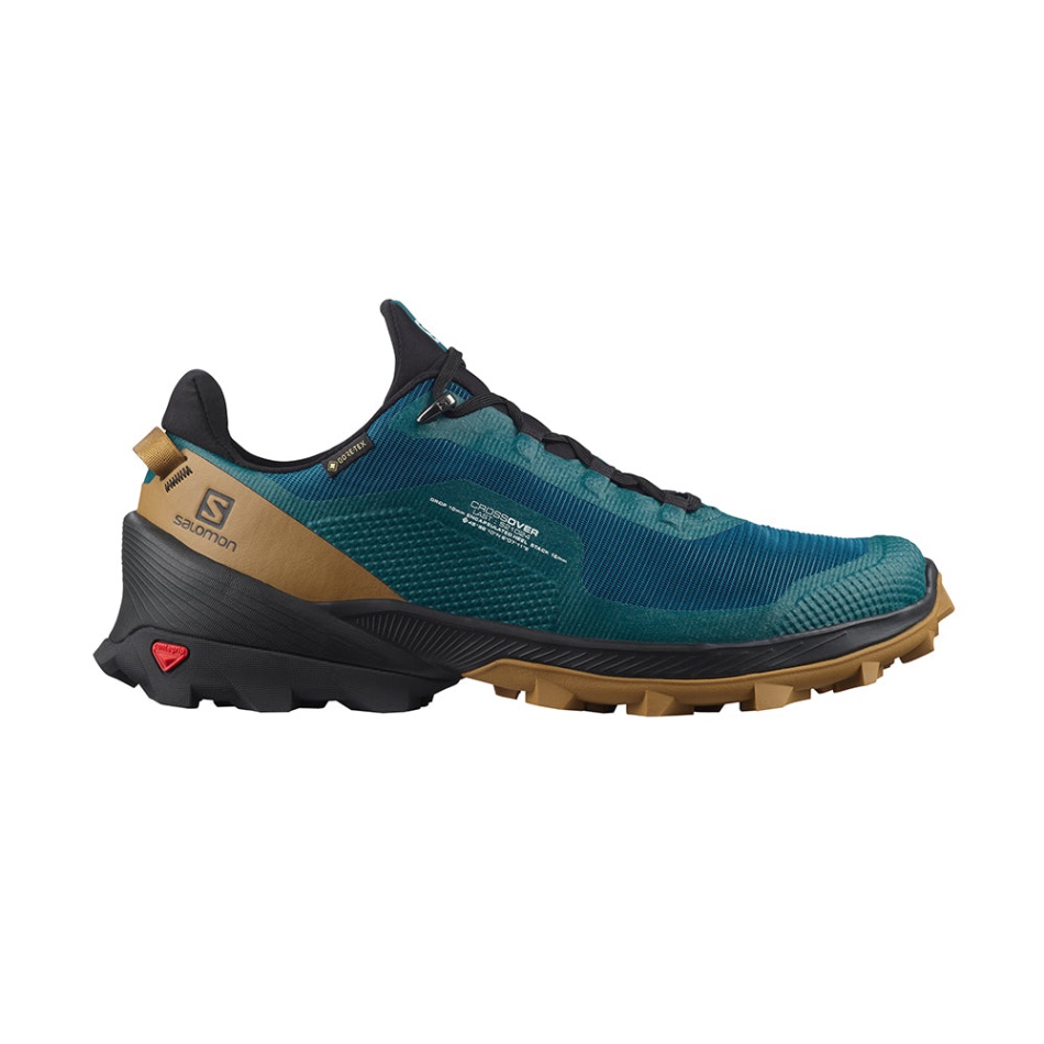 Salomon Cross Over Gore-tex Pohodni čevelj Legionblu-black-cumin