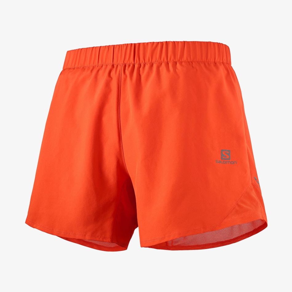 Salomon Cross Rebel 5" Short M Ognjeno Rdeča