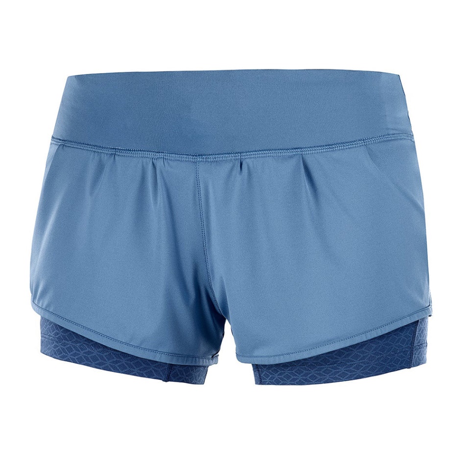 Salomon Elevate Aero Short W Copen Blue-dark Denim