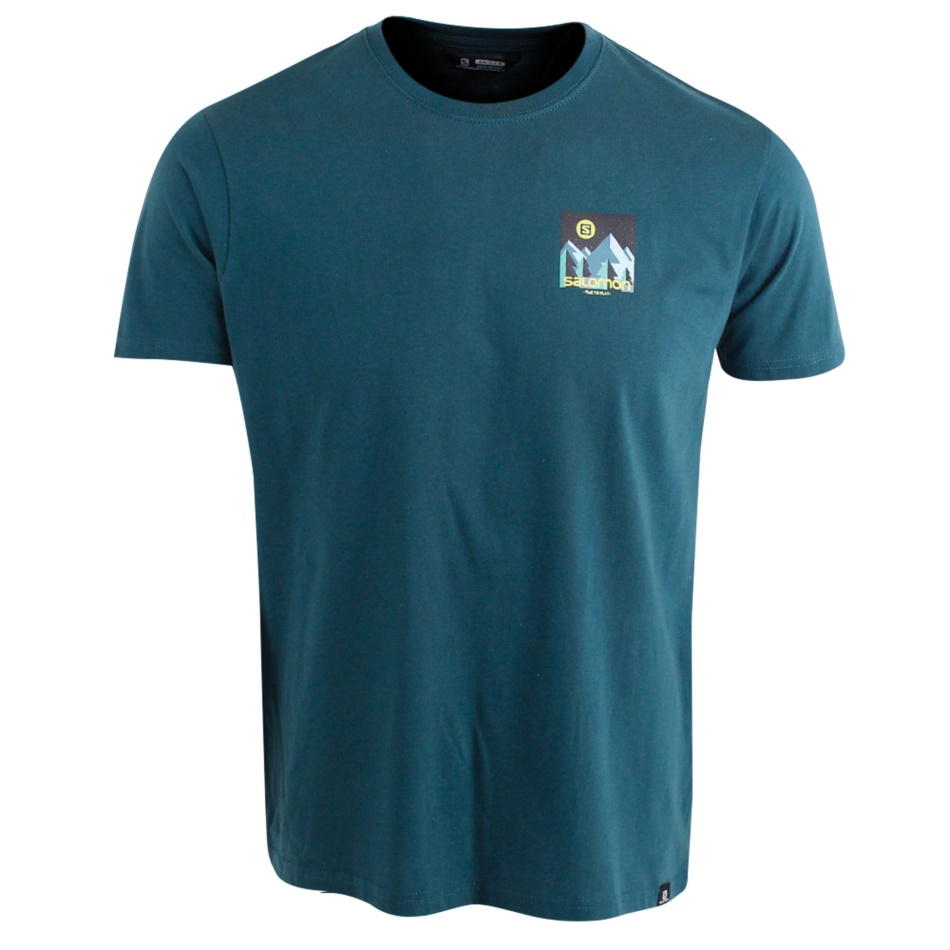 Salomon Foraker Ss Tee M Deep Teal