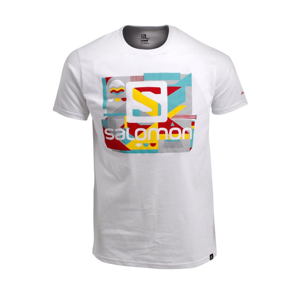 Salomon Geo Ss Tee B črno/bela