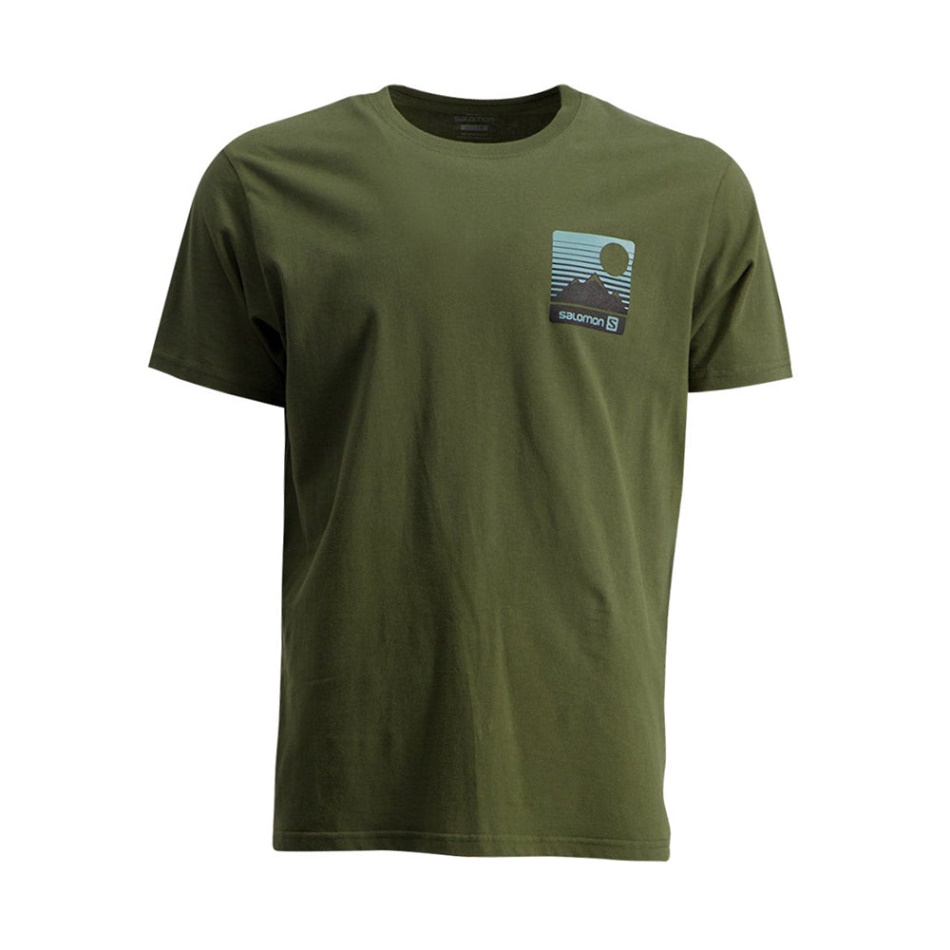 Salomon Heart Of Gold Ss Tee M Olive Night