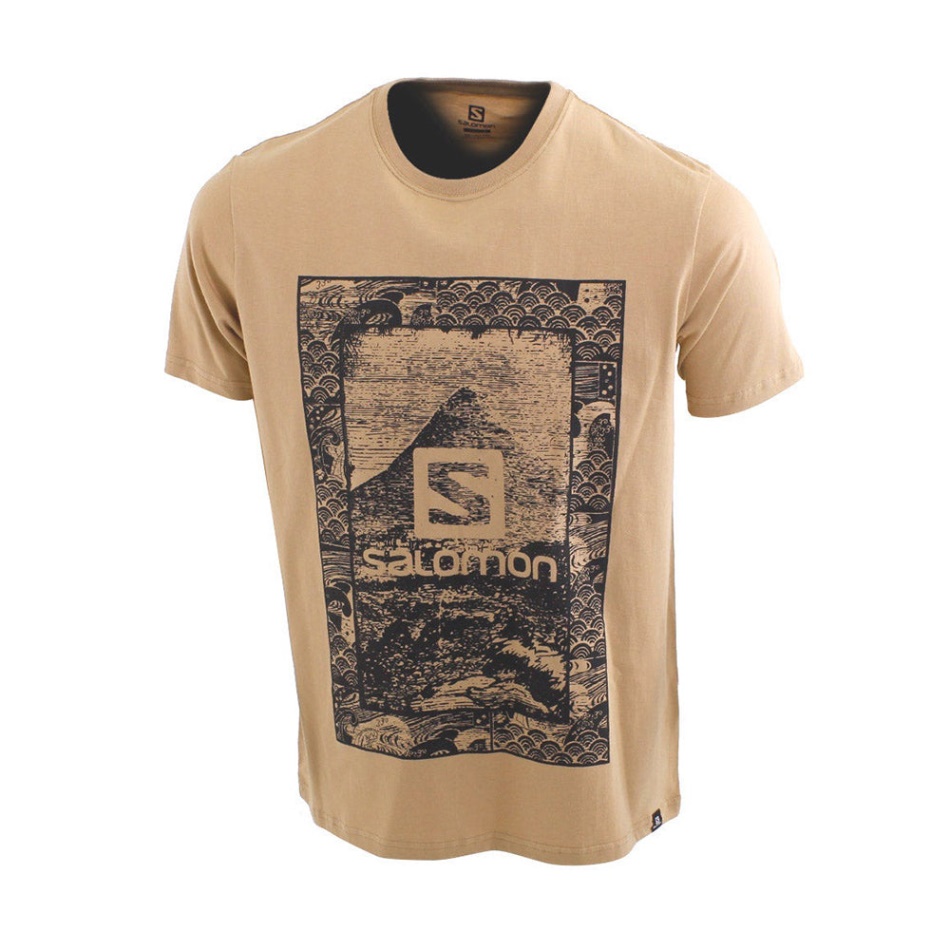 Salomon Japanese Gardens Ss Tee M Tawny Brown