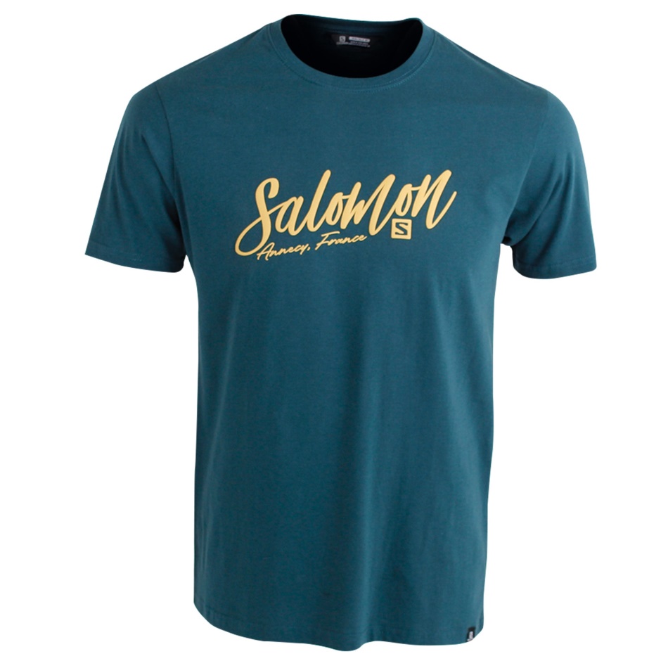 Salomon Makalu Ss Tee M Deep Teal