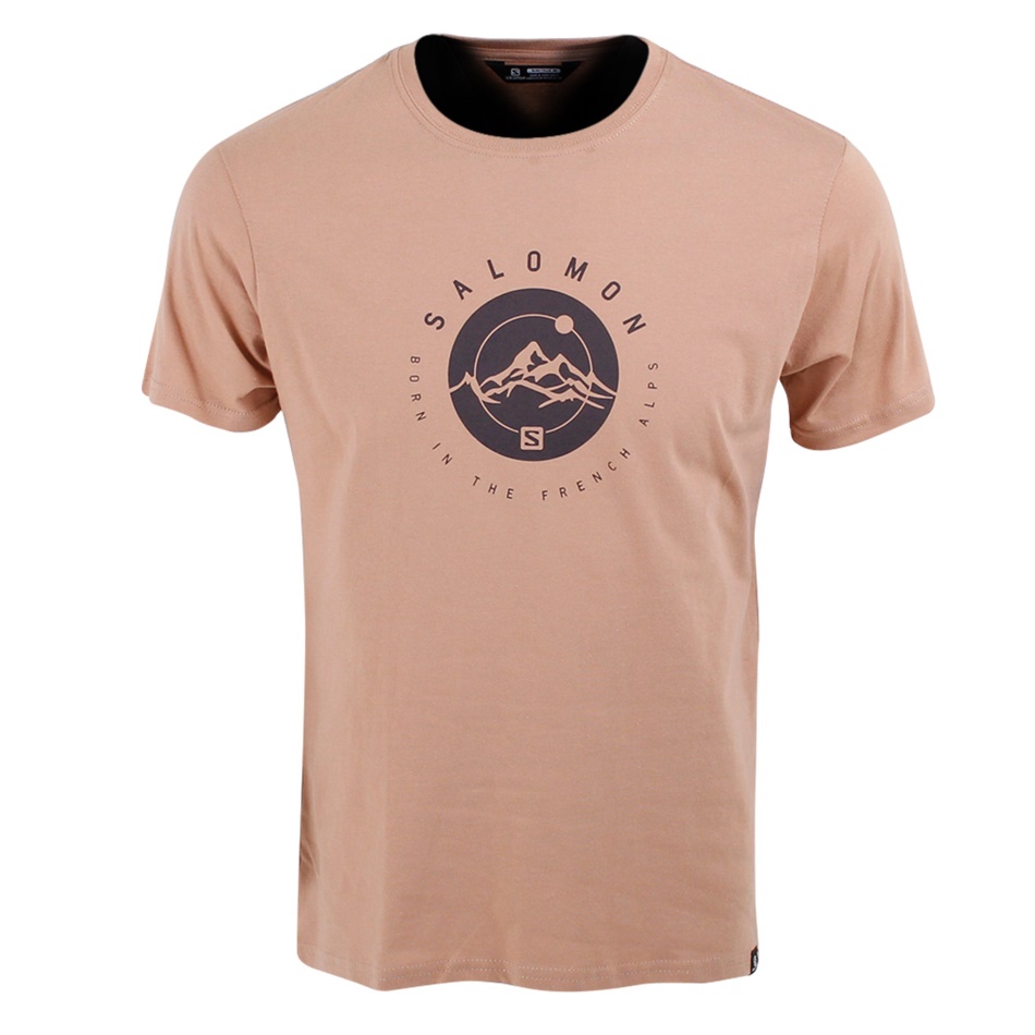 Salomon Mandala Ss Tee M Tawny Brown