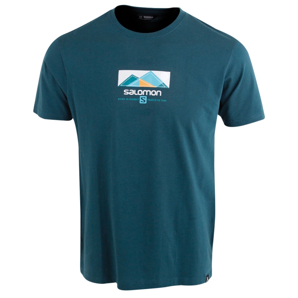 Salomon Minto Ss Tee M Deep Teal