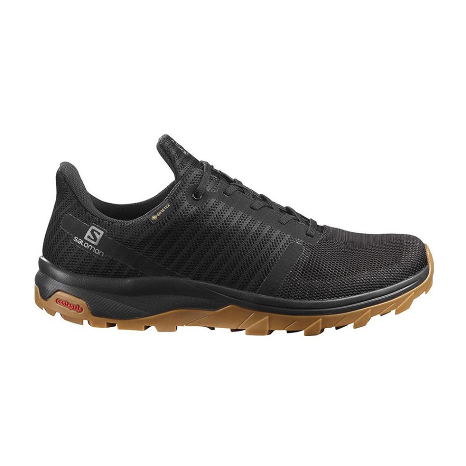 Salomon Outbound Prism Gore-tex Pohodni čevelj Black-black-gum1a