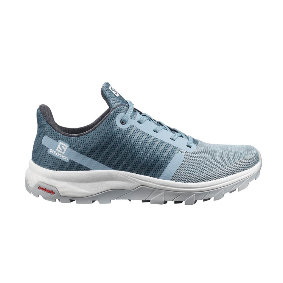 Salomon Outbound Prism W Pohodniški čevelj Ashley Blue-copen Modro-biserno Modra