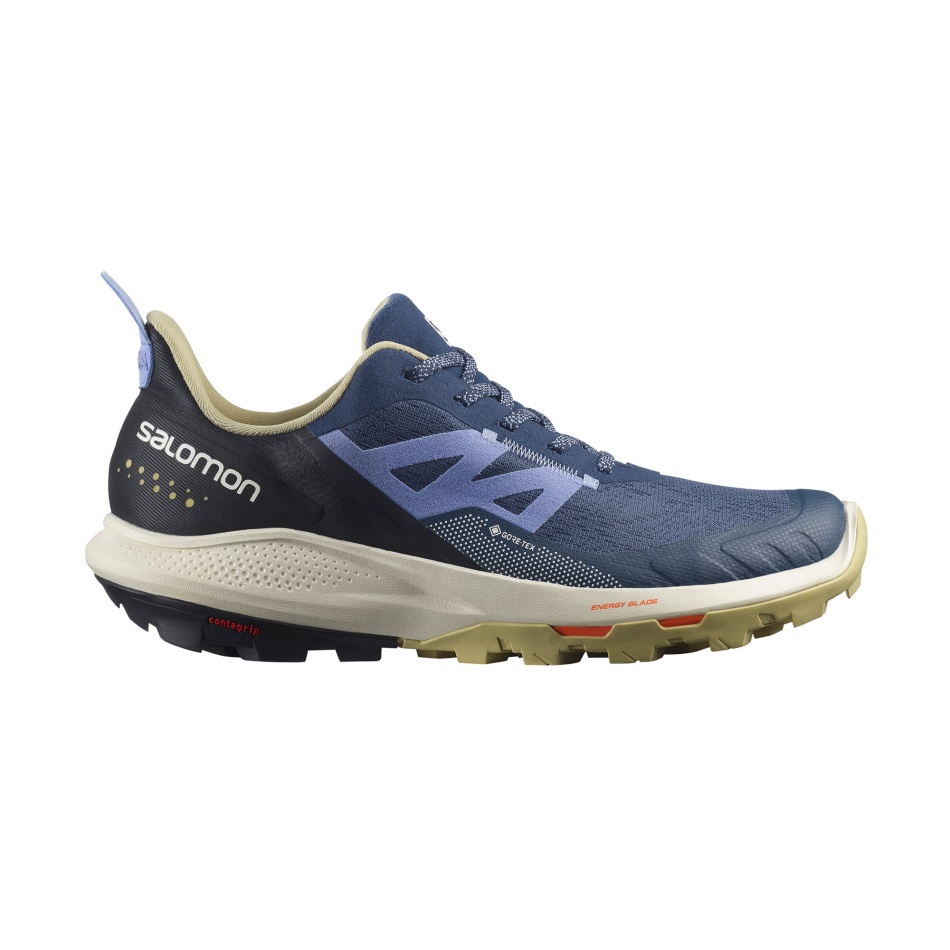 Salomon Outpulse Gore-tex W Pohodni čevelj Mood Indigo-por Zeleno-velikonočno Jajce