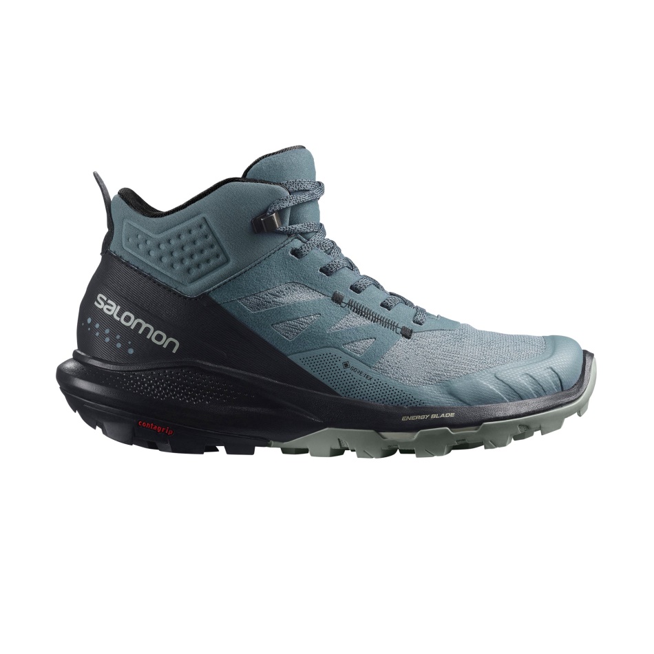 Salomon Outpulse Mid Gore-tex W Pohodniški čevelj Stormy Weather-črna-kovano železo