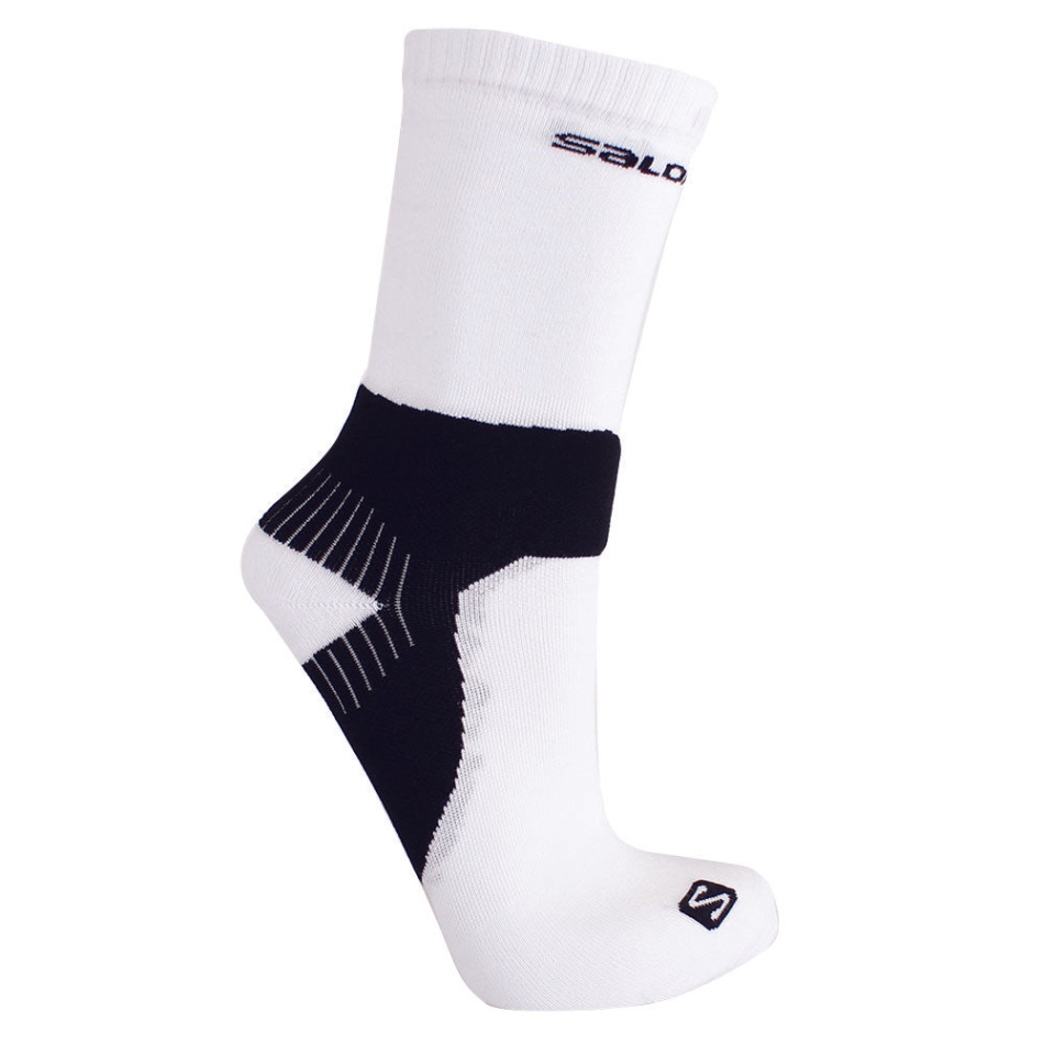 Salomon Quest Sock M Belo-črna