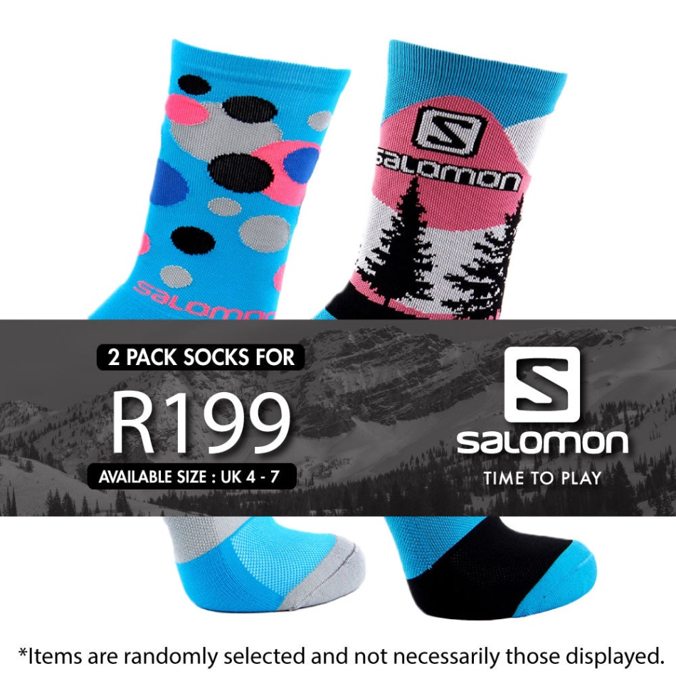 Salomon Retail Lifestyle 2 Paket Nogavic Z Multi