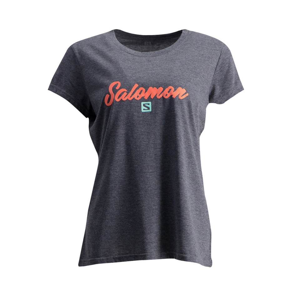 Salomon Rocky Road Ss Tee W Anthracite Melange