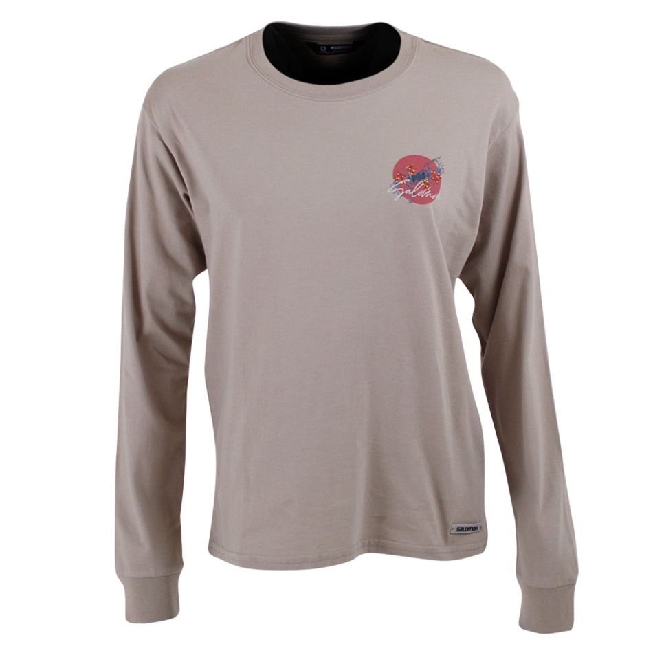 Salomon Ruby ​​sky Ls Tee W Vintage Kaki