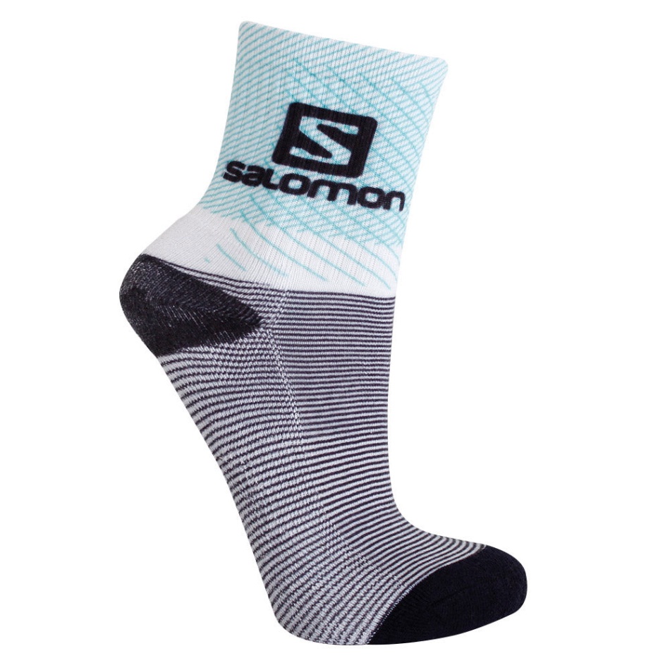 Salomon Saddle Unisex Sock Trellis/white