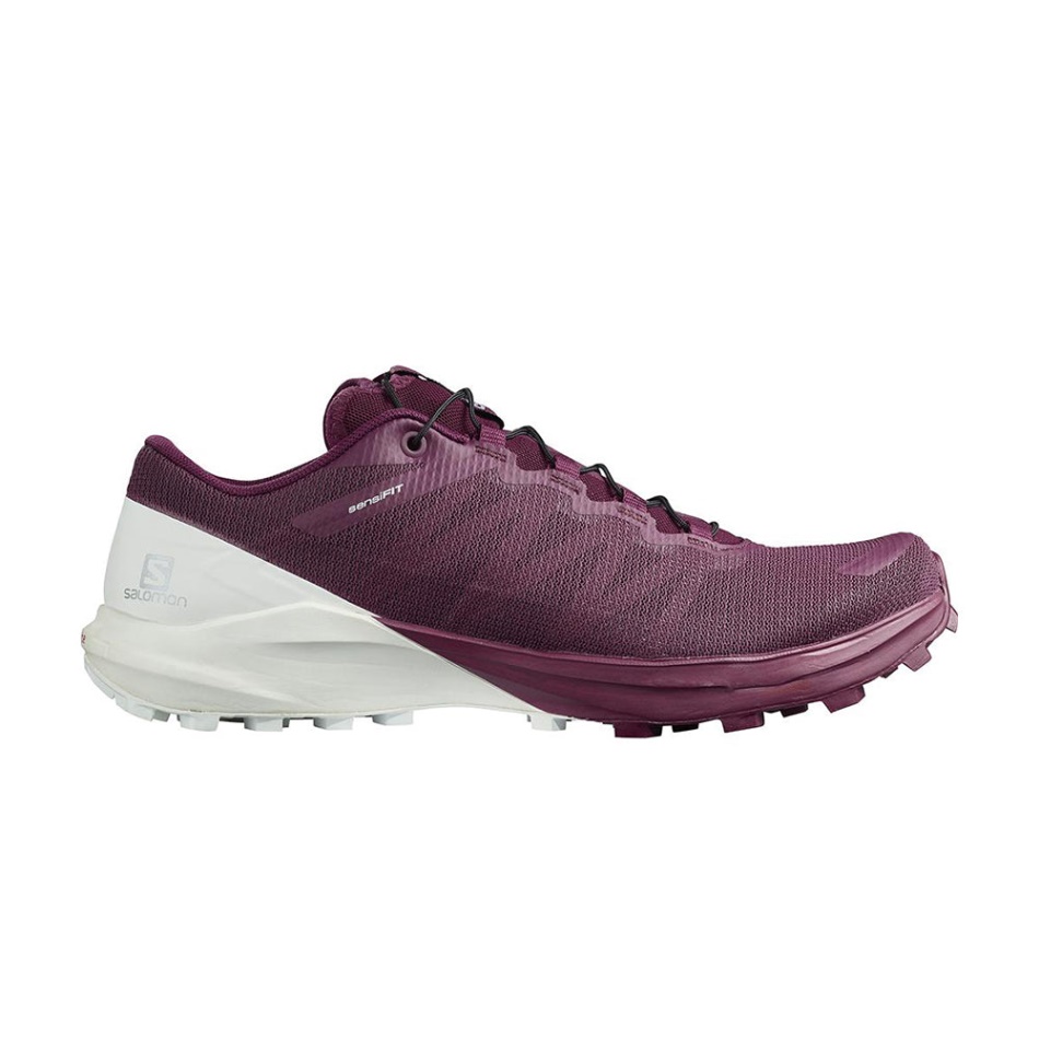 Salomon Sense Pro 4 W Trail Tekaški čevelj Plum Caspia-wht-persimon