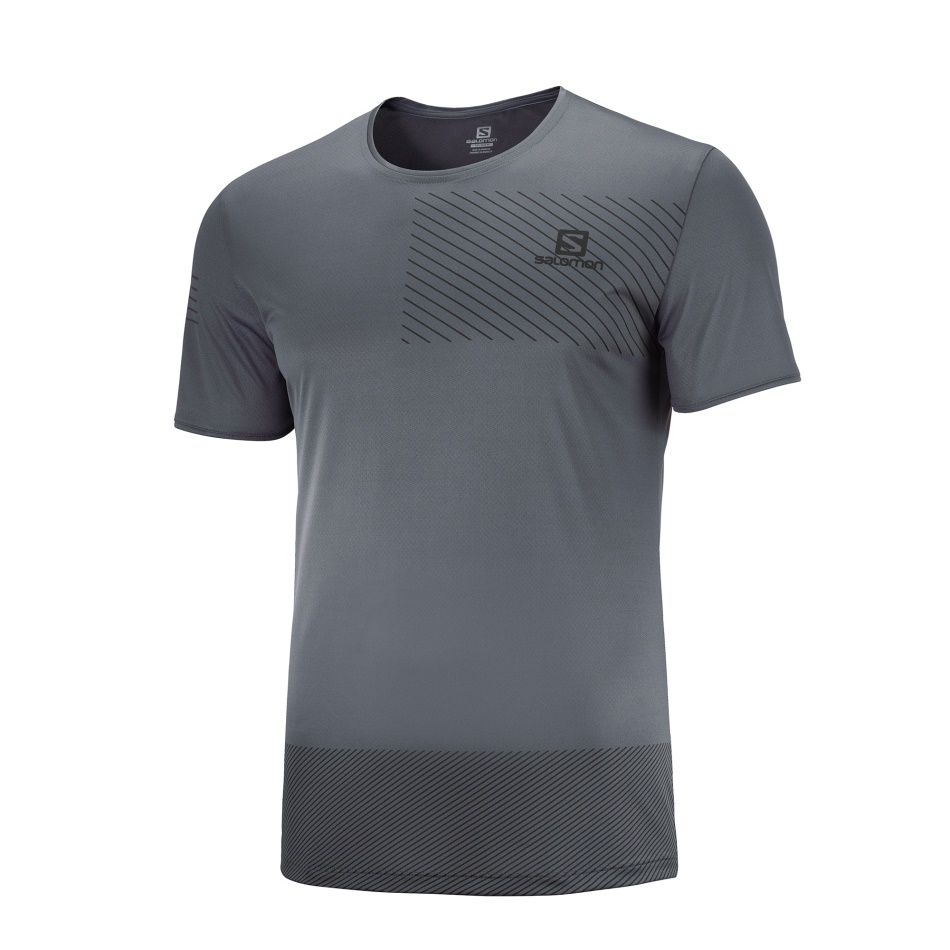 Salomon Sense Tee Ebony-black