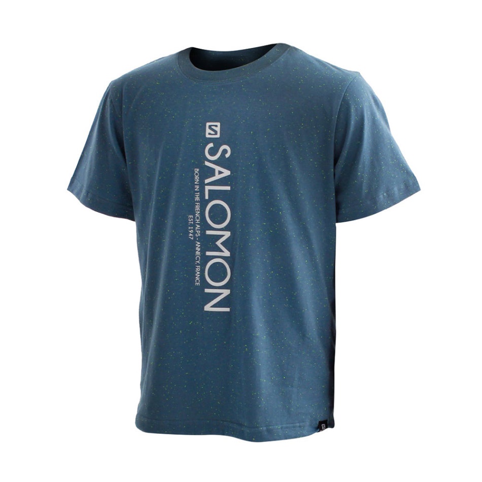 Salomon Side Aley Ss Tee B Blue Nep