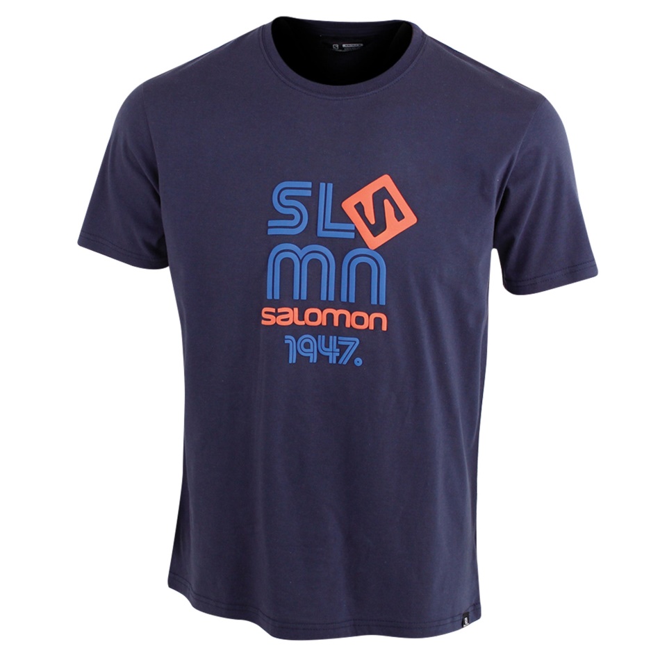 Salomon Tin Tin Ss Tee M Kristalno Modra/estate Modra