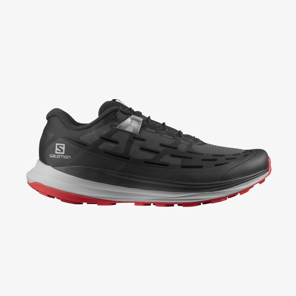 Salomon Ultra Glide Trail Tekaški čevelj Black-alloy-goji Berry