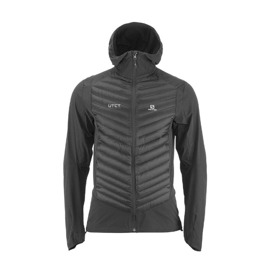 Salomon Utct Haloes Down Hybrid Hoodie Midlayer M črna