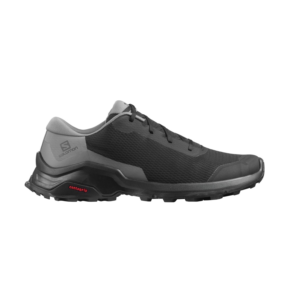 Salomon X Discover Pohodni čevelj Black-black-quiet Odtenek