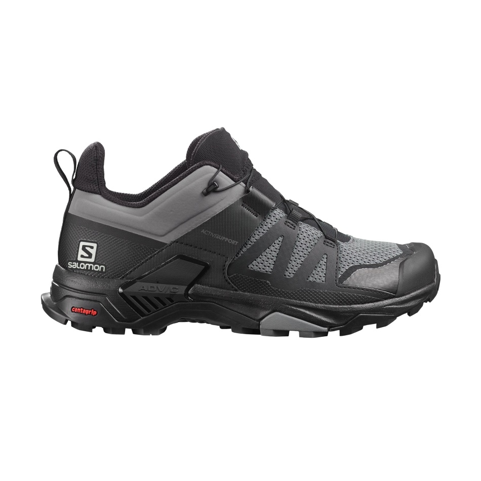 Salomon X Ultra 4 Pohodni čevlji Tihi Odtenek-črni-qush