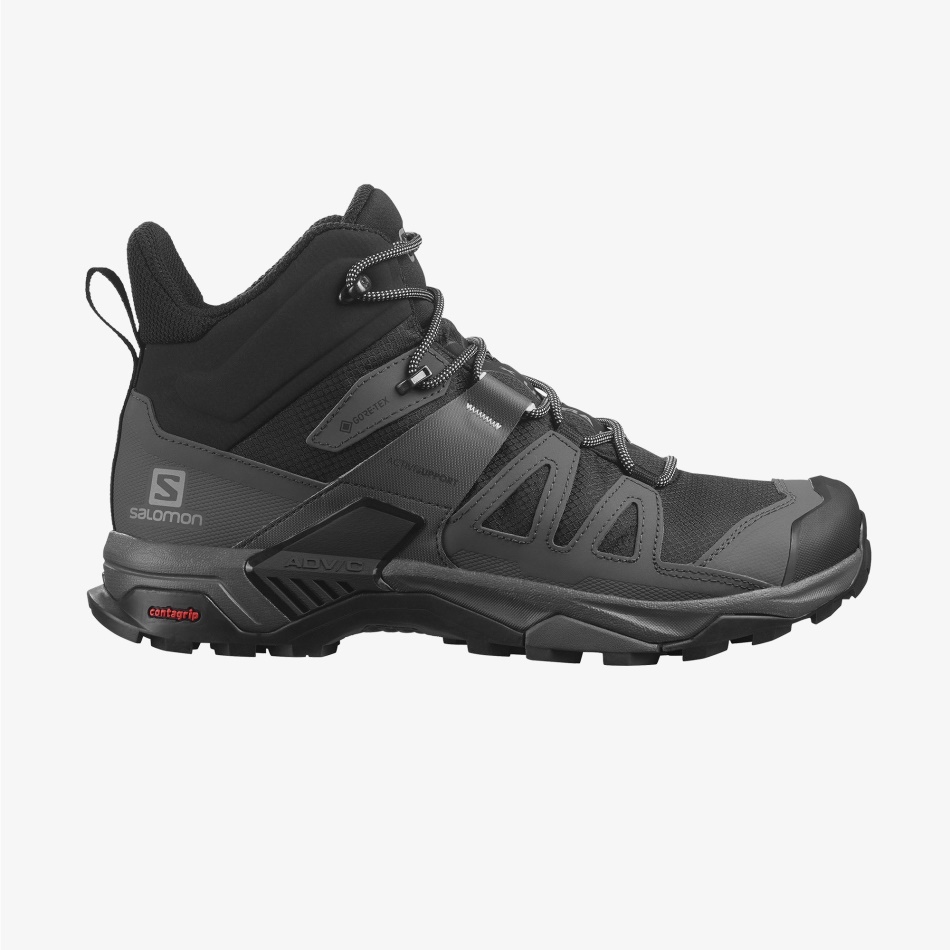 Salomon X Ultra 4 Mid Gore-tex Pohodniški čevelj Kelp-black-safari