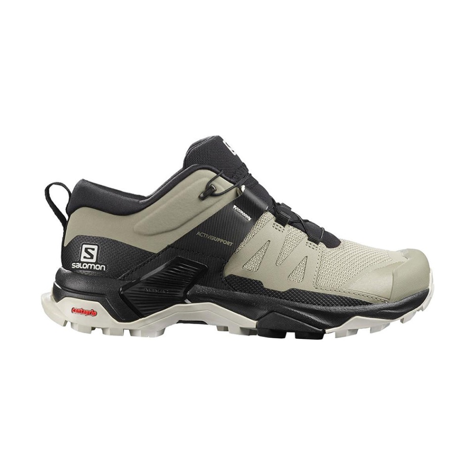 Salomon X Ultra 4 W Pohodniški čevelj Vetiver-black-lunar Rock