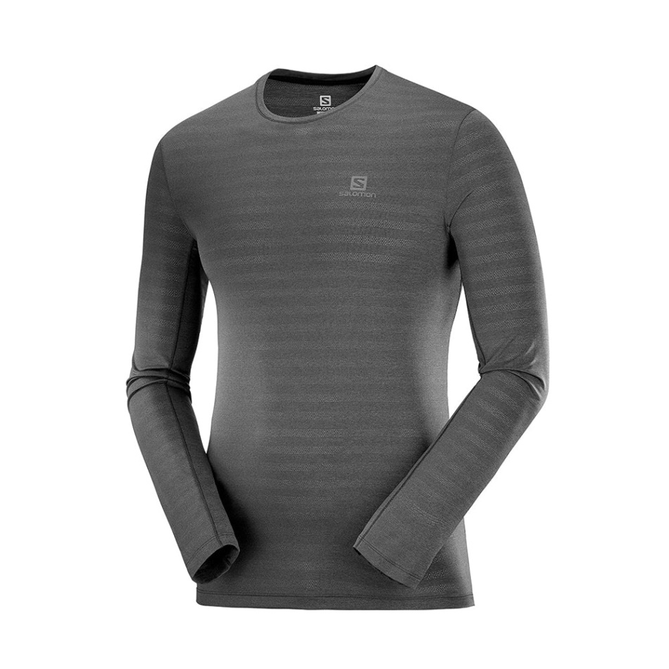 Salomon Xa Ls Tee M Black Heather