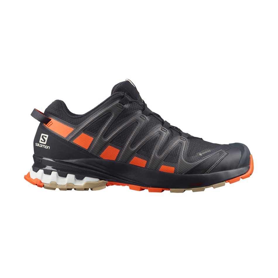 Salomon Xa Pro 3d V8 Gore-tex Pohodniški čevelj Night Sky-red Orang-safari