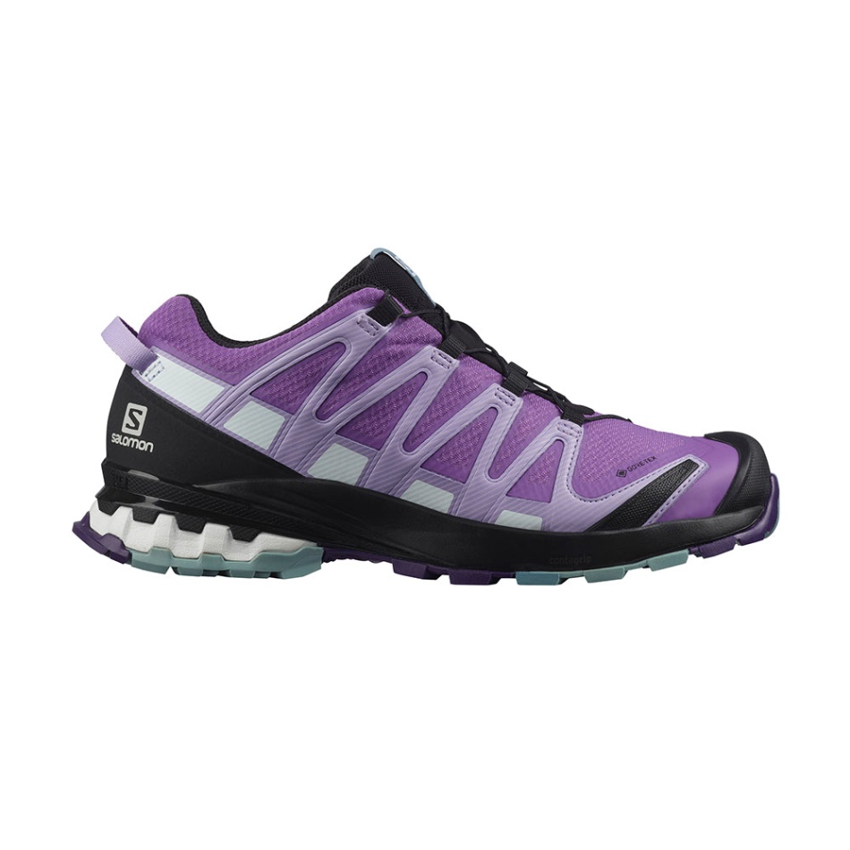 Salomon Xa Pro 3d V8 Gore-tex W Pohodniški čevelj Royal Lilac-lavender-slate