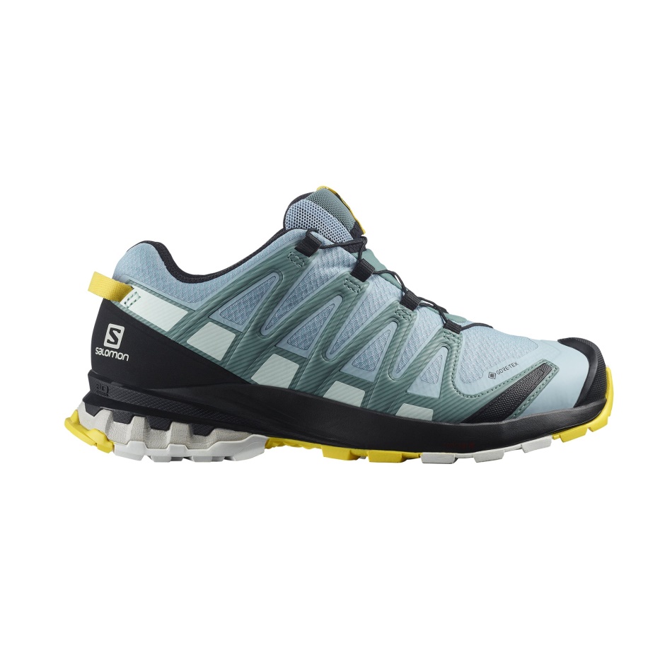 Salomon Xa Pro 3d V8 Gore-tex W Pohodniški čevelj Zen Blue-wht-go