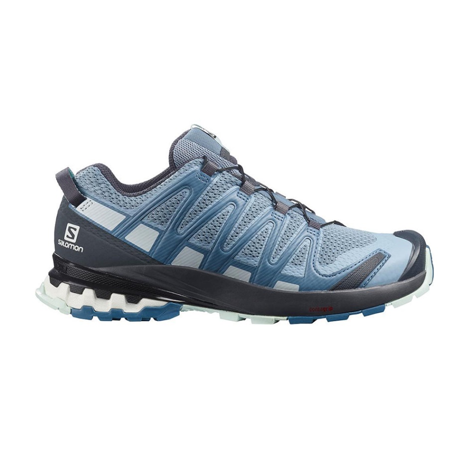 Salomon Xa Pro 3d V8 W Pohodni čevelj Ashley Blue-ebony-opal Blue