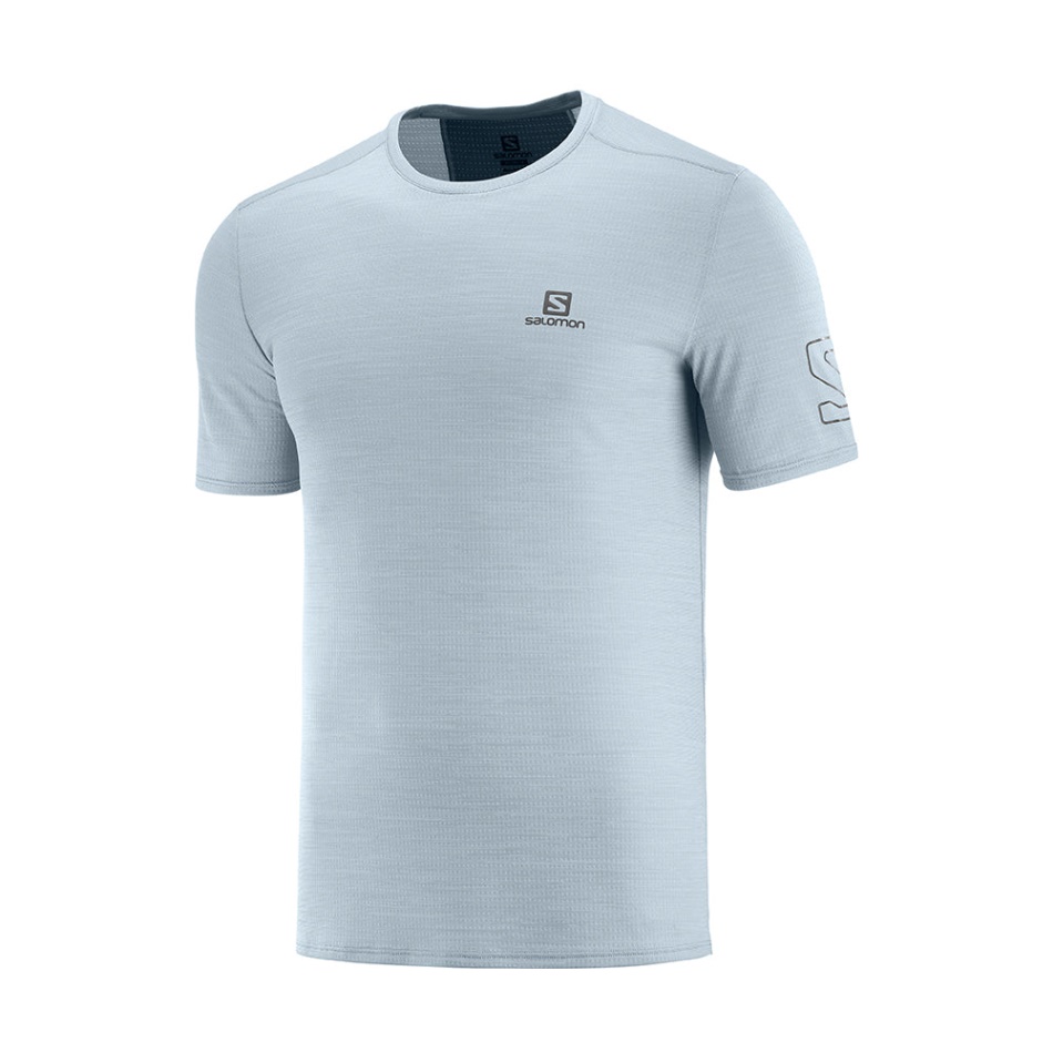 Salomon Xa Trail Tee M Ashley Blue Heather